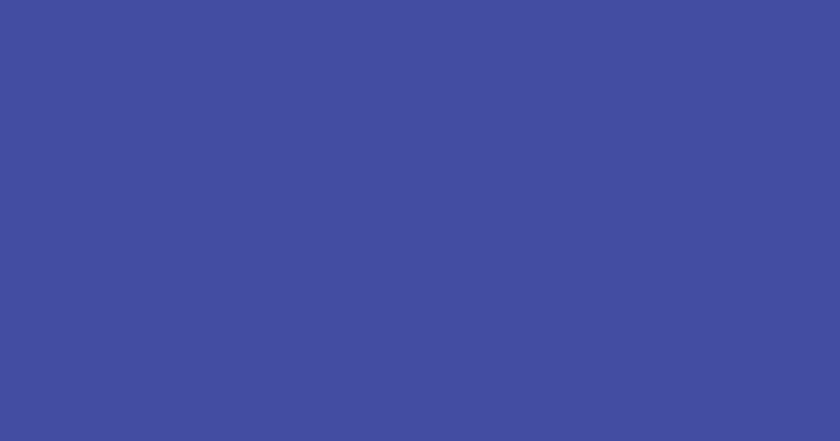 ウルトラマリン Ultramarine 434da2の色見本とカラーコード 洋色大辞典