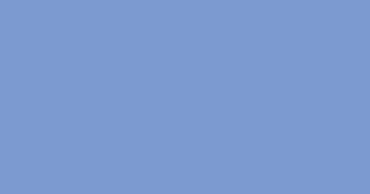 ヒヤシンスブルー Hyacinth Blue 7a99cfの色見本とカラーコード 洋色大辞典