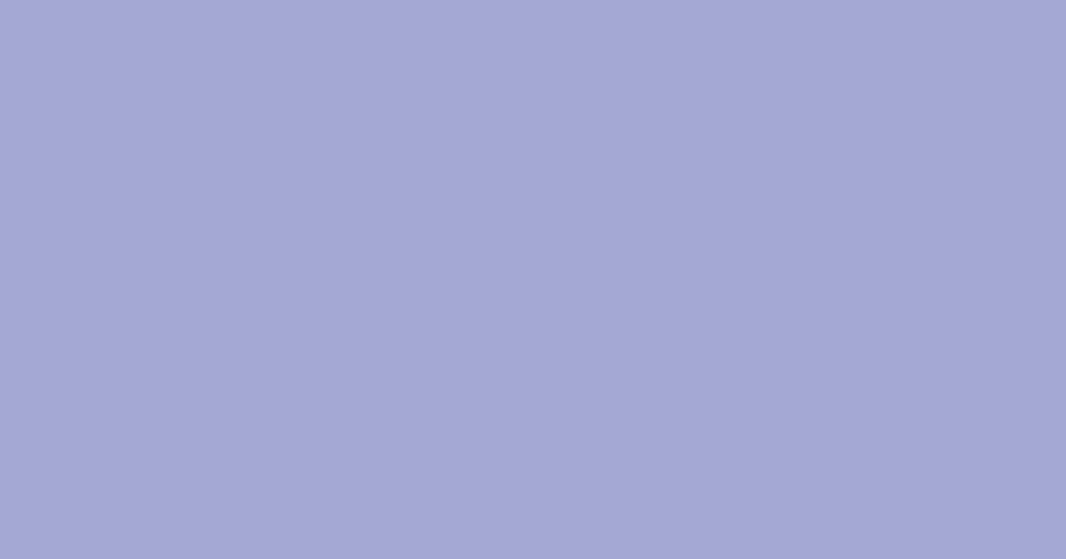 ブルーラベンダー Blue Lavender A4a8d4の色見本とカラーコード 洋色大辞典