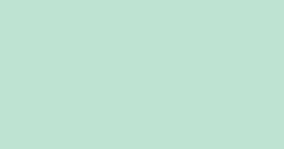オパールグリーン Opal Green Bee0ceの色見本とカラーコード 洋色大辞典