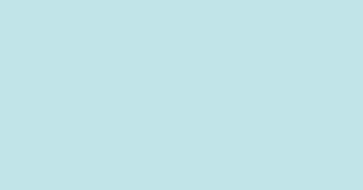 白藍 しらあい #c1e4e9の色見本とカラーコード - 和色大辞典