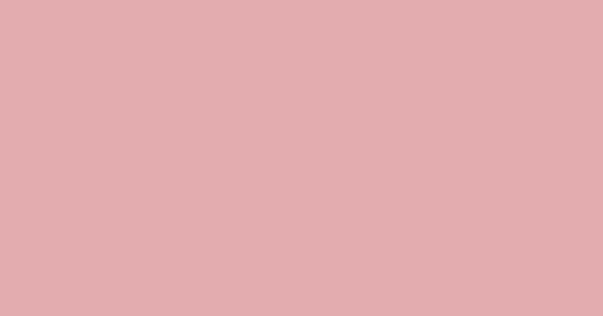ピンクアーモンド pink almond #e3acaeの色見本とカラーコード - 洋色大辞典