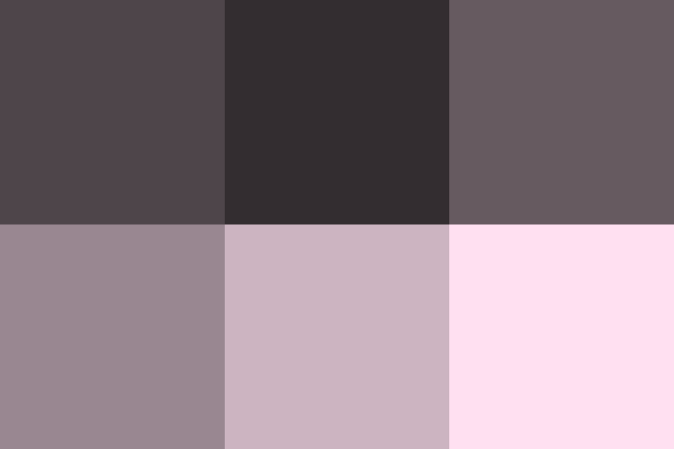 チャコールグレイの配色パターン 色の組み合わせ- 原色大辞典